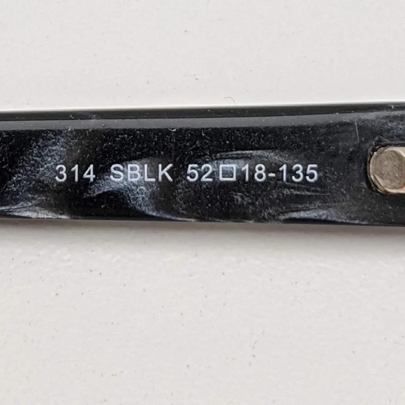 🕶️VIVA 314 SBLK Eyeglasses 52/18 135 /KAA542🕶️ - Picture 3 of 6